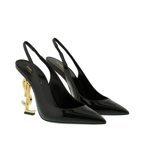 ysl shoes black pumps|ysl heels cost.